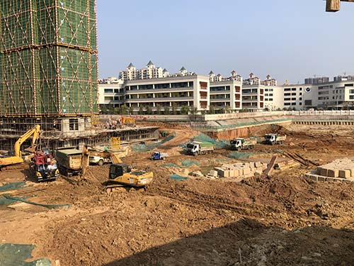 中國安能第二工程局湖畔學(xué)苑項(xiàng)目部“戰(zhàn)疫情，抓復(fù)工”