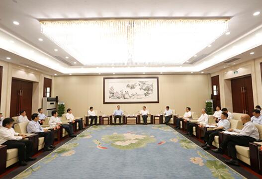 國家電網董事長毛偉明與浙江省委書記車俊、省長袁家軍會談
