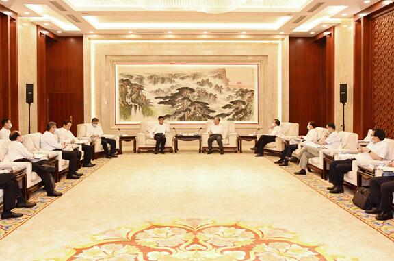 舒印彪拜會(huì)山東省委書(shū)記劉家義、省長(zhǎng)李干杰