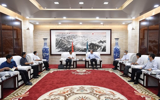 國家電網(wǎng)有限公司總經(jīng)理、黨組副書記辛保安會(huì)見寧夏回族自治區(qū)副主席吳秀章