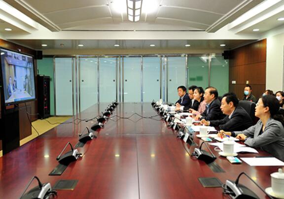 辛保安總經(jīng)理與SAP公司全球執(zhí)行董事會成員、全球業(yè)務(wù)總裁傅美黛舉行視頻會談