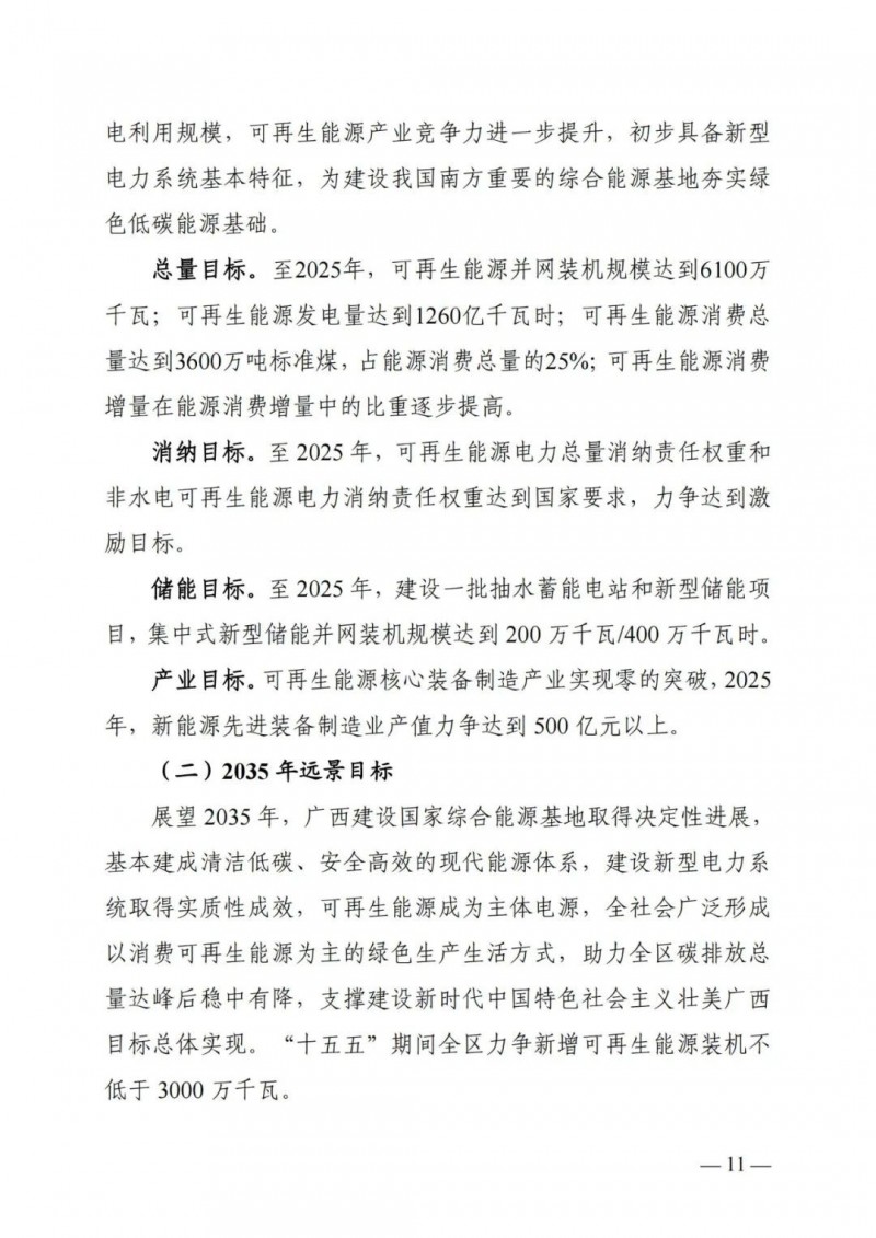 廣西“十四五”規(guī)劃：大力發(fā)展光伏發(fā)電，到2025年新增光伏裝機(jī)15GW！