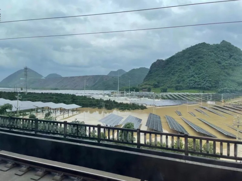 地面電站秒變漂浮電站，又一光伏電站被水淹！