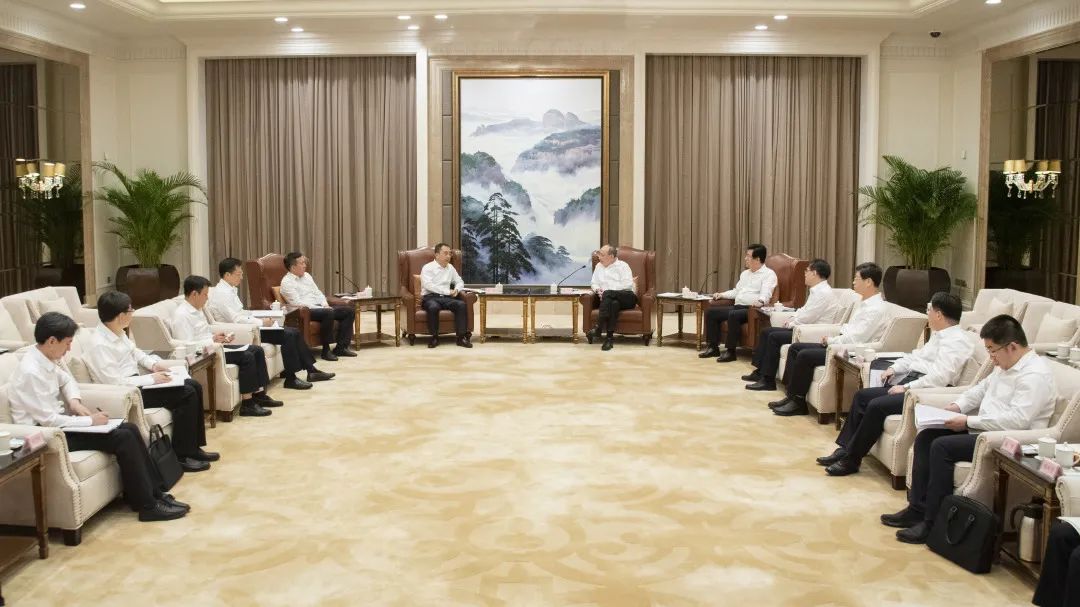 鄒磊、劉明勝拜會福建省委書記尹力、省長趙龍