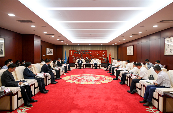 溫樞剛會(huì)見(jiàn)中國(guó)進(jìn)出口銀行黨委書(shū)記、董事長(zhǎng)吳富林