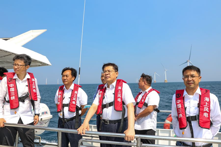韓君赴廣東陽江、福建福州調(diào)研三峽集團海上風電項目