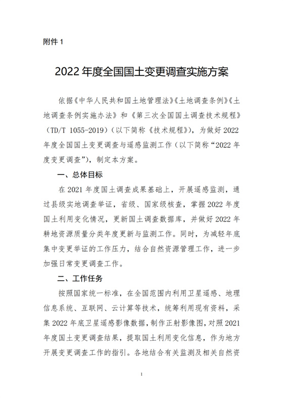 自然資源部：?jiǎn)?dòng)2022年全國(guó)國(guó)土變更調(diào)查，梳理占用耕地情況