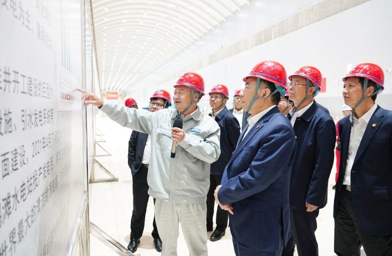 中國能建黨委書記、董事長宋海良赴白鶴灘水電站調(diào)研