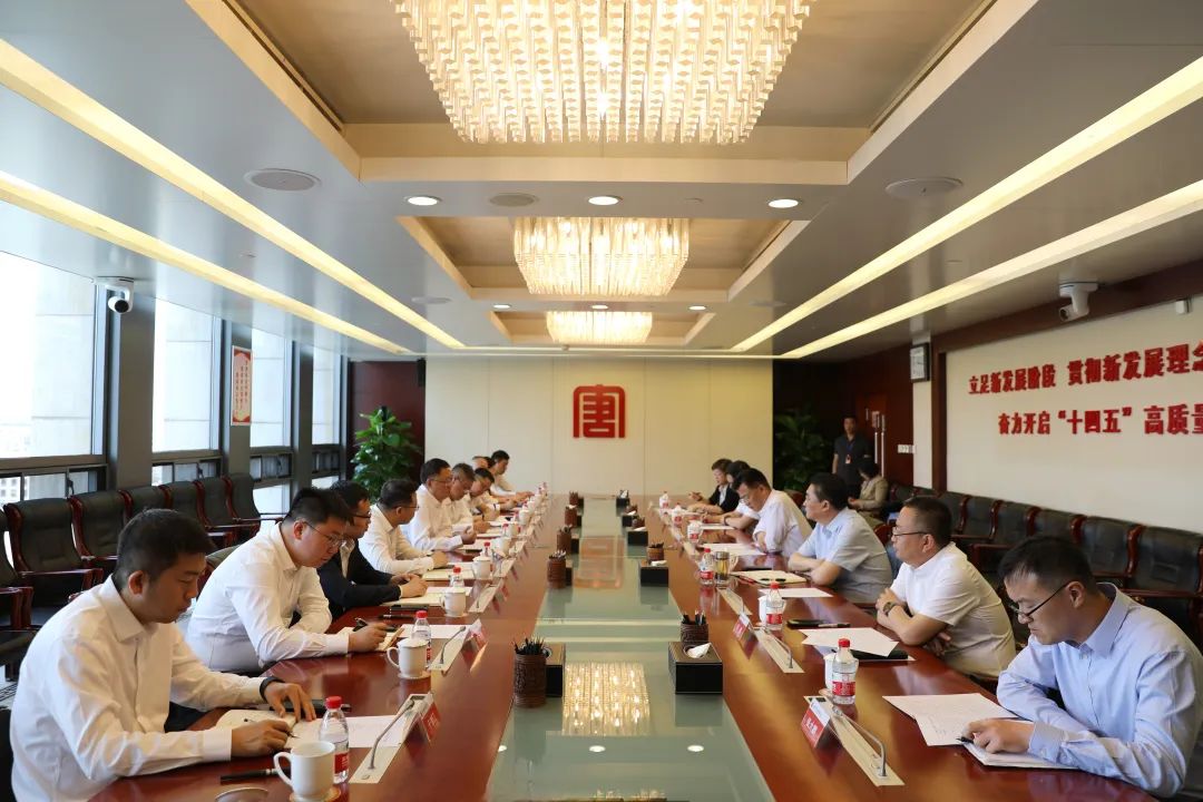 中建一局黨委書記、董事長吳愛國拜會大唐國際黨委書記、董事長王順啟