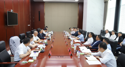 中國(guó)電建黨委常委、副總經(jīng)理劉源源與晉能控股集團(tuán)黨委書記、董事長(zhǎng)李國(guó)彪舉行會(huì)談