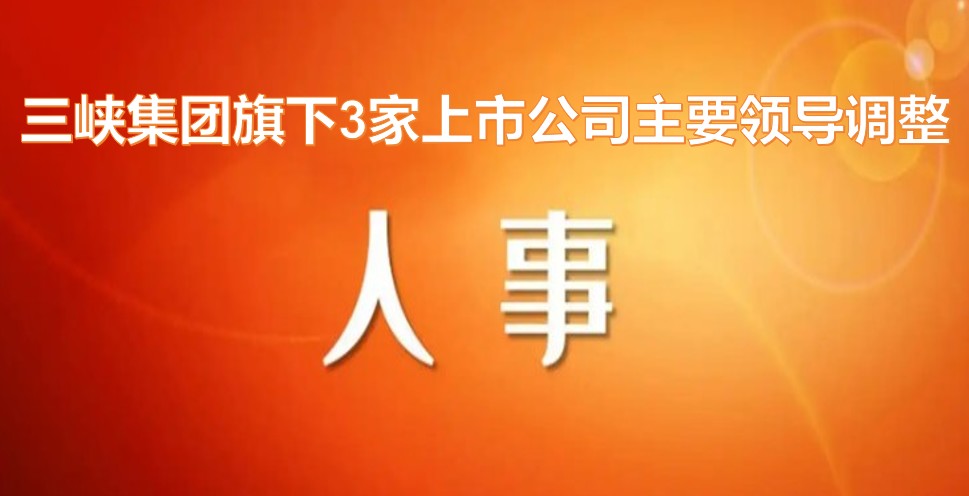 電力央企密集調整旗下上市公司領導層！