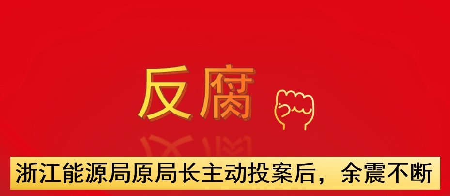 浙江能源局原局長主動(dòng)投案后，余震不斷